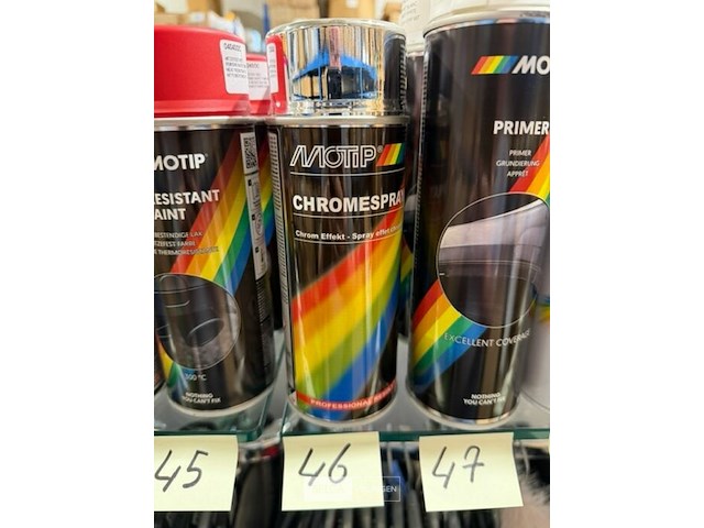 2x motip chrome effect chrome 400ml (houdbaar tot 2034) - afbeelding 2 van  3