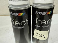 2x motip clear varnish 400ml acryyl high gloss - afbeelding 1 van  5