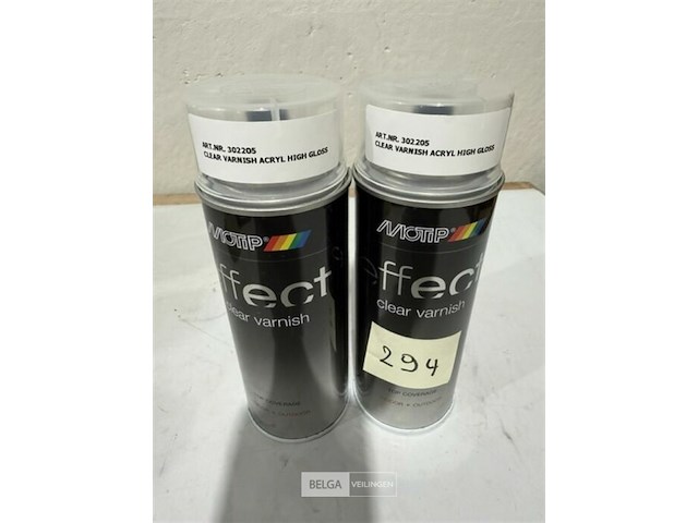 2x motip clear varnish 400ml acryyl high gloss - afbeelding 3 van  3
