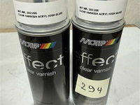 2x motip clear varnish 400ml acryyl high gloss - afbeelding 3 van  3