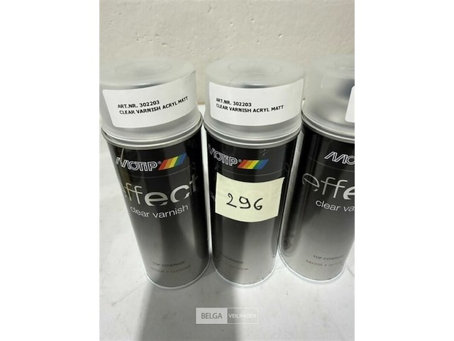 2x motip clear varnish 400ml mat houdbaar tot 2034 - afbeelding 2 van  3