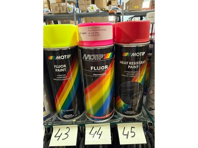 2x motip fluo roos 400ml (houdbaar tot 2034) - afbeelding 3 van  3