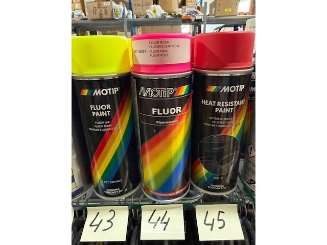 2x motip fluo roos 400ml (houdbaar tot 2034) - afbeelding 1 van  3
