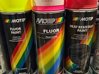 2x motip fluo roos 400ml (houdbaar tot 2034) - afbeelding 1 van  2