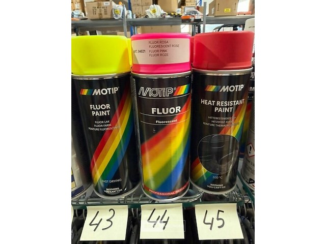 2x motip fluo roos 400ml (houdbaar tot 2034) - afbeelding 2 van  2