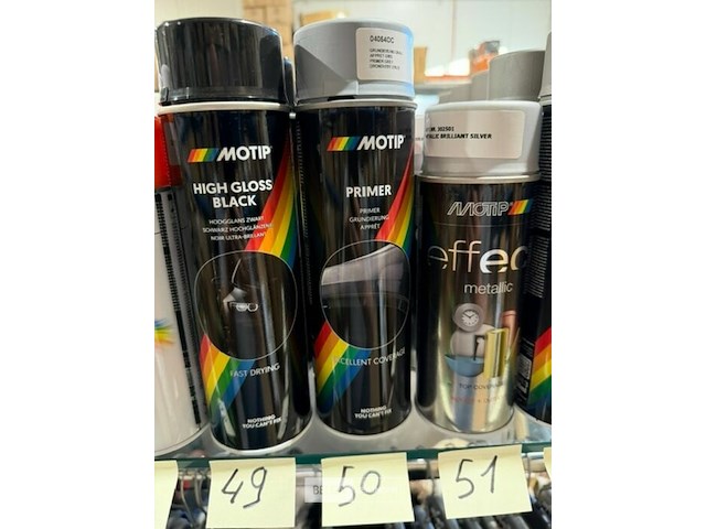 2x motip grijze grondverf/primer 500ml (houdbaar tot 2034) - afbeelding 3 van  3