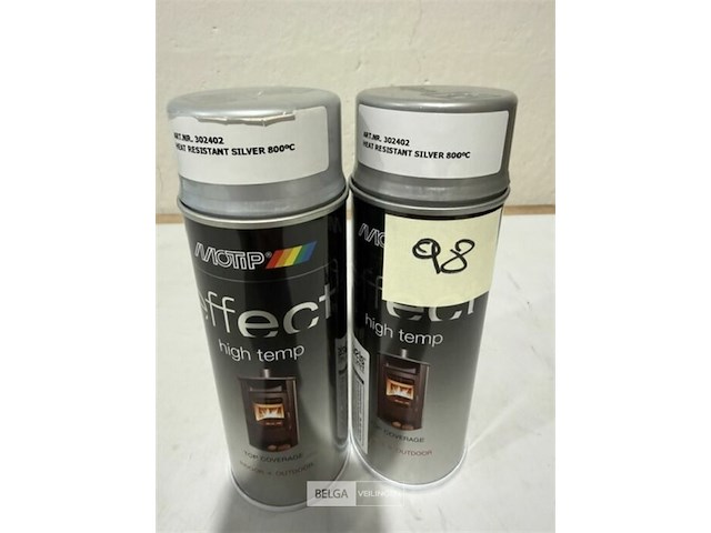2x motip hittebestendig (800°c) zilver 400ml (houdbaar tot 2034) - afbeelding 3 van  3