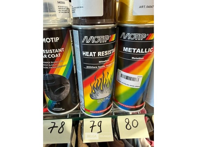 2x motip hittebestendig bruin 400ml (houdbaar tot 2034) - afbeelding 1 van  2