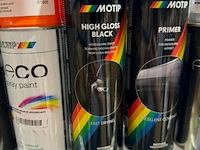 2x motip hoogglans zwart 500ml (houdbaar tot 2034) - afbeelding 1 van  3