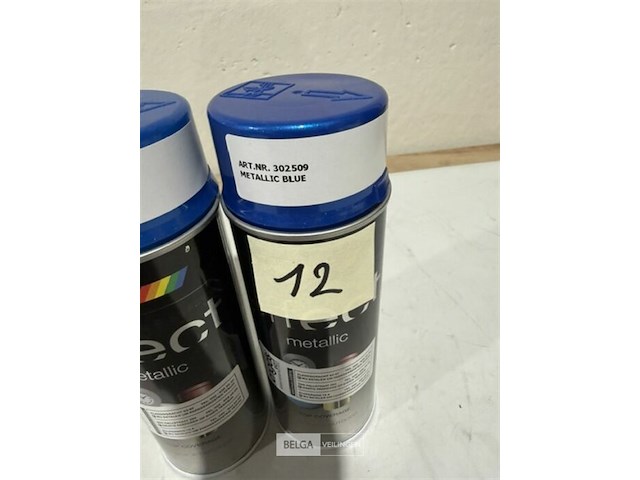 2x motip metallic blue 400ml (houdbaar tot 2034) - afbeelding 3 van  3