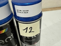 2x motip metallic blue 400ml (houdbaar tot 2034) - afbeelding 3 van  3