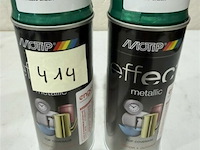 2x motip metallic green 400 ml houdbaar tot 2032 - afbeelding 1 van  3