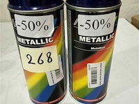 2x motip metallic violet 400ml houdbaar tot 2029 - afbeelding 1 van  3