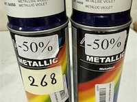 2x motip metallic violet 400ml houdbaar tot 2029 - afbeelding 3 van  3