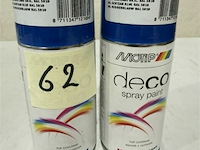 2x motip middenblauw ral5010 150ml (houdbaar tot 2034) - afbeelding 2 van  3