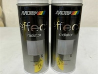 2x motip radiatorspray lichtgrijs high gloss - afbeelding 1 van  3