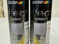 2x motip radiatorspray mat wit - afbeelding 2 van  3