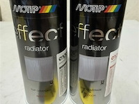 2x motip radiatorspray mat wit - afbeelding 3 van  3