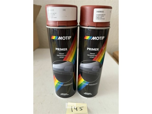 2x motip rode primer/grondverf 500ml (houdbaar tot 2034) - afbeelding 3 van  3