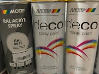 2x motip spray paint goudgeel ral1004 400ml (houdbaar tot 2034) - afbeelding 3 van  3