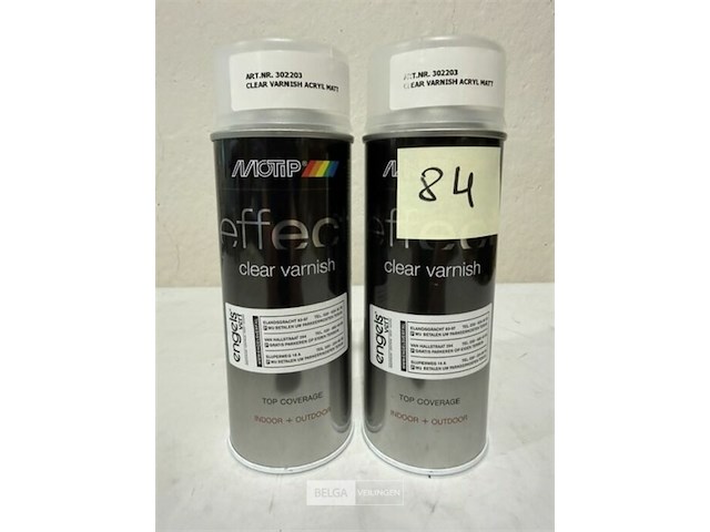 2x motip transparante vernis acryl mat 400ml (houdbaar tot 2034) - afbeelding 2 van  3