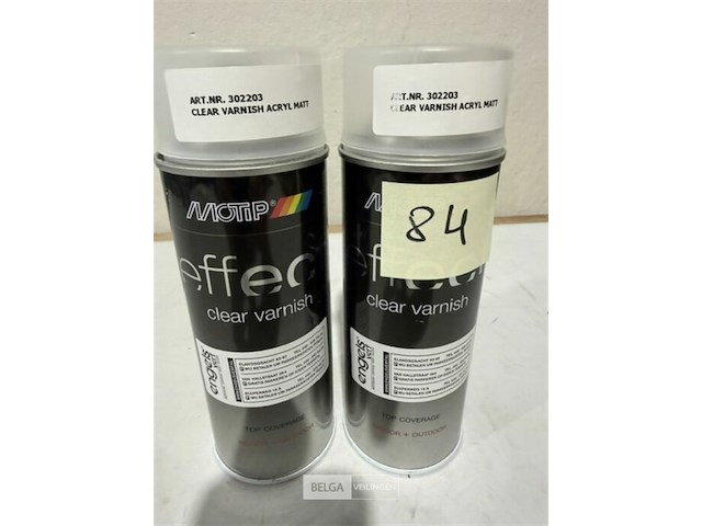 2x motip transparante vernis acryl mat 400ml (houdbaar tot 2034) - afbeelding 3 van  3