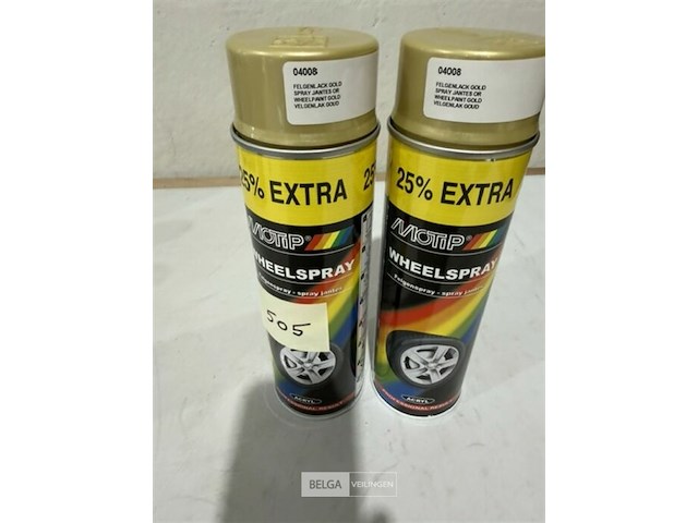 2x motip velgenlak goud 500ml houdbaar tot 2032 - afbeelding 1 van  3