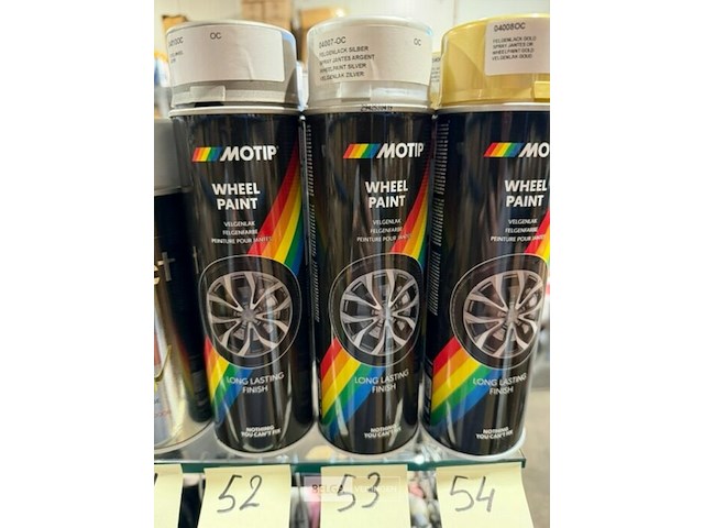 2x motip velgenlak zilver 500ml (houdbaar tot 2034) - afbeelding 3 van  3