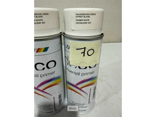 2x motip witte grondverf - primer 400ml (houdbaar tot 2034) - afbeelding 3 van  3