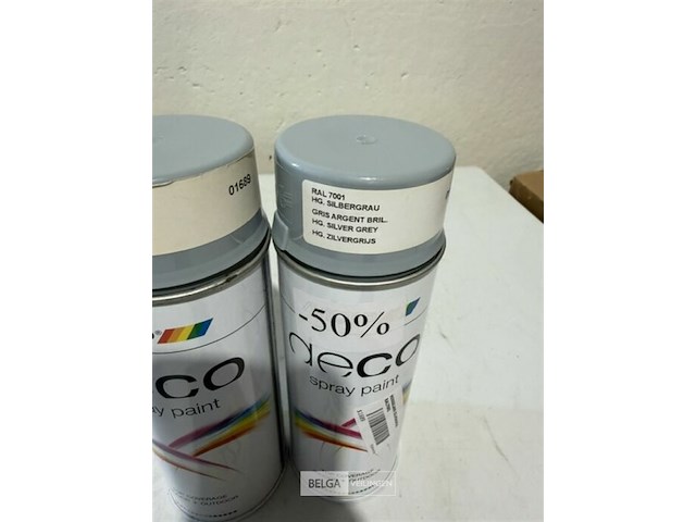 2x motip zilvergrijs ral7001 400ml (houdbaar tot 2034) - afbeelding 3 van  3