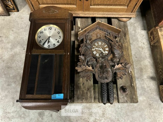 2x muurklokken - afbeelding 1 van  3