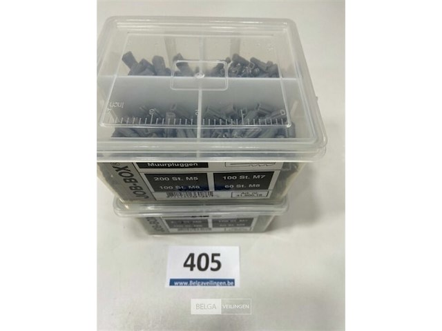 2x muurpluggen m5 200 st m6 100 st m7 100 st m8 60 st - afbeelding 3 van  3