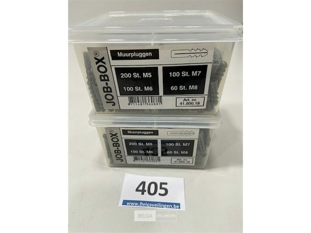 2x muurpluggen m5 200 st m6 100 st m7 100 st m8 60 st - afbeelding 1 van  3