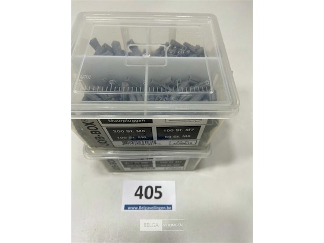 2x muurpluggen m5 200 st m6 100 st m7 100 st m8 60 st - afbeelding 3 van  3
