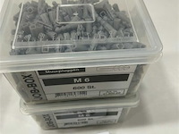 2x muurpluggen m6 2x 600 stuks - afbeelding 3 van  3