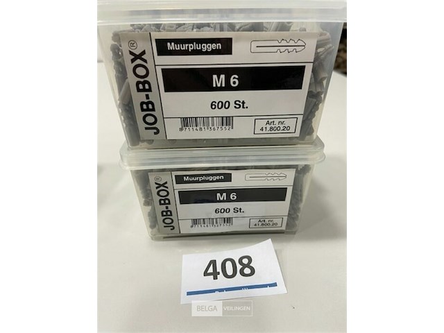 2x muurpluggen m6 2x 600 stuks - afbeelding 1 van  3