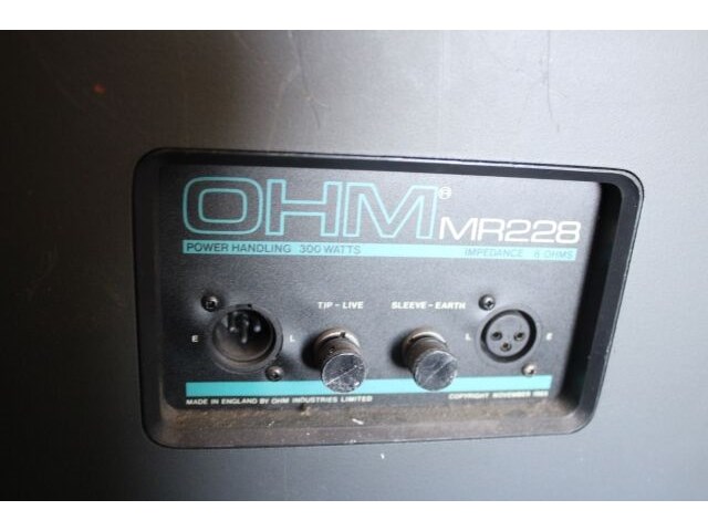 2x ohm mr228 speakers - afbeelding 3 van  4