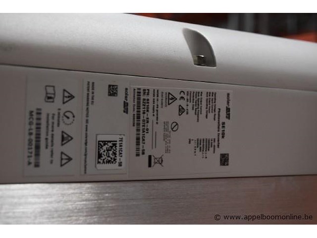2x omvormer, solaredge, wo. se10k, 400v, 10kw, werking niet gekend - afbeelding 2 van  3