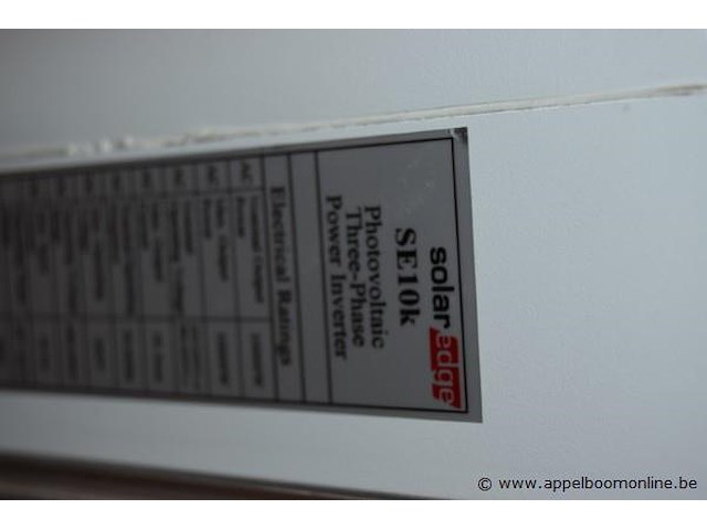 2x omvormer, solaredge, wo. se10k, 400v, 10kw, werking niet gekend - afbeelding 3 van  3
