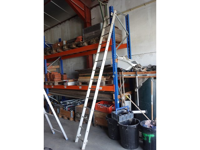 2x onderdeel alu ladder - afbeelding 1 van  3