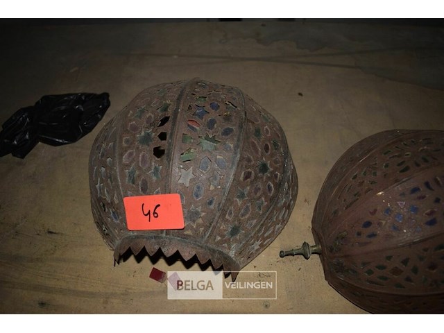 2x oosterse deco muurlamp - afbeelding 2 van  5