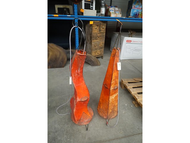 2x oosterse staandelamp - afbeelding 1 van  4