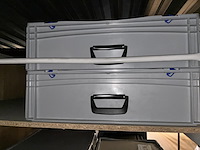 2x opbergkoffers - afbeelding 1 van  2