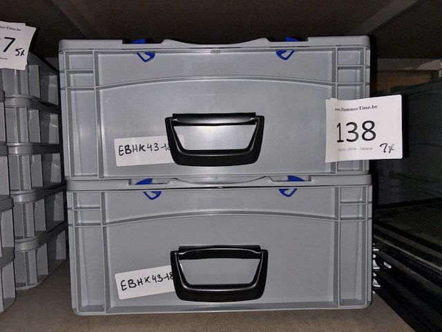 2x opbergkoffers - afbeelding 1 van  2