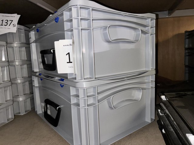2x opbergkoffers - afbeelding 2 van  2