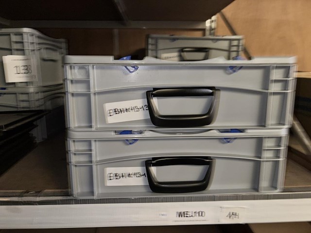 2x opbergkoffers - afbeelding 1 van  2