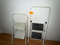 2x opklapbare ladder - afbeelding 1 van  2