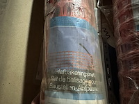 2x oranje pvc werf afbaken - afbeelding 2 van  3
