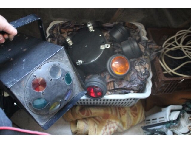 2x oud disco verlichting - afbeelding 1 van  3