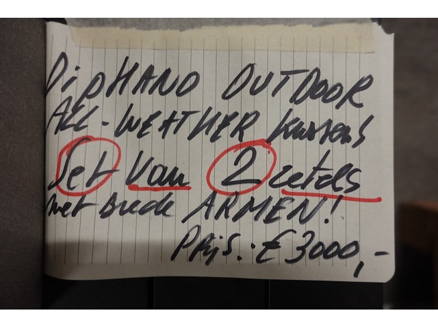 2x outdoor zetel diphano - afbeelding 4 van  4